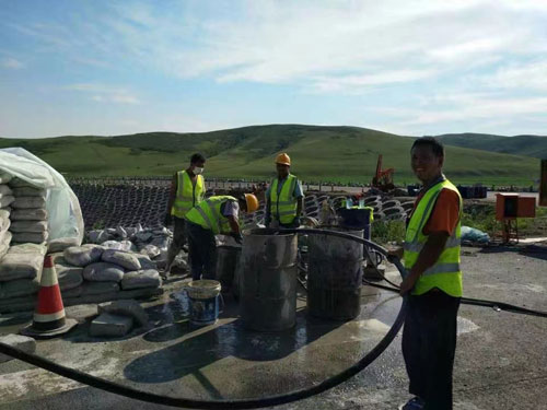 青县公路地聚物下沉注浆